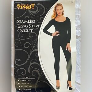 Seamless long sleeve catsuit Halloween costume